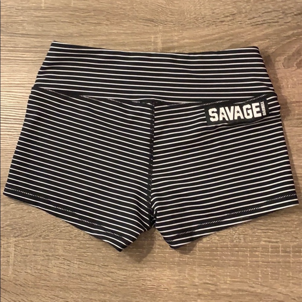 Savage Barbell Booty Shorts - small